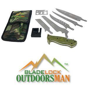 Juego de cuchillos 5 en 1 Bladelock Outdoorsman Botopro